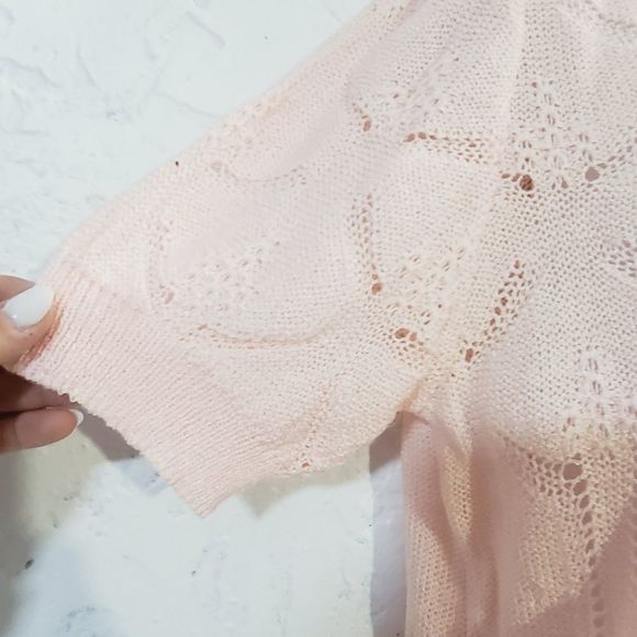 4x$25 Escorpion Baby Pink Knit  Vintage Bloise size 10 M - L - Picture 10 of 12